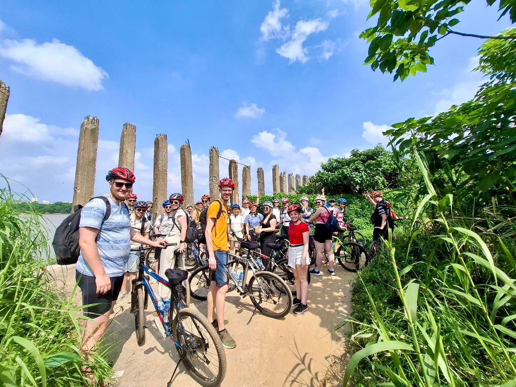 Hanoi fietstocht tijdens de singlereis